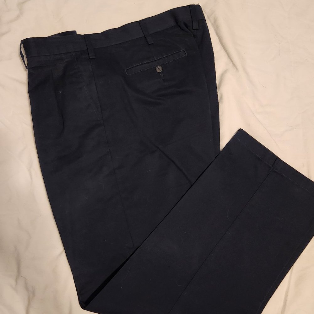 Mens Croft & Barrow Black Chino Dress Pants - Size 36 x 32